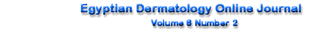 Egyptian Dermatology Online Journal, Volume 8 Number 2
